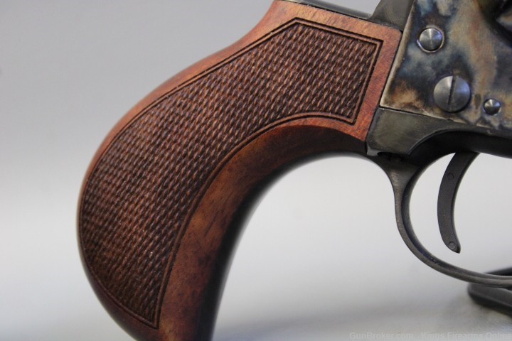 Taylor's & Co 1860 Snub Nose 44 Cal Black Powder Revolver Item F-img-10
