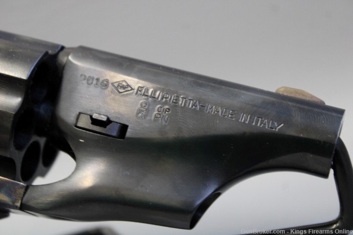 Taylor's & Co 1860 Snub Nose 44 Cal Black Powder Revolver Item F-img-8
