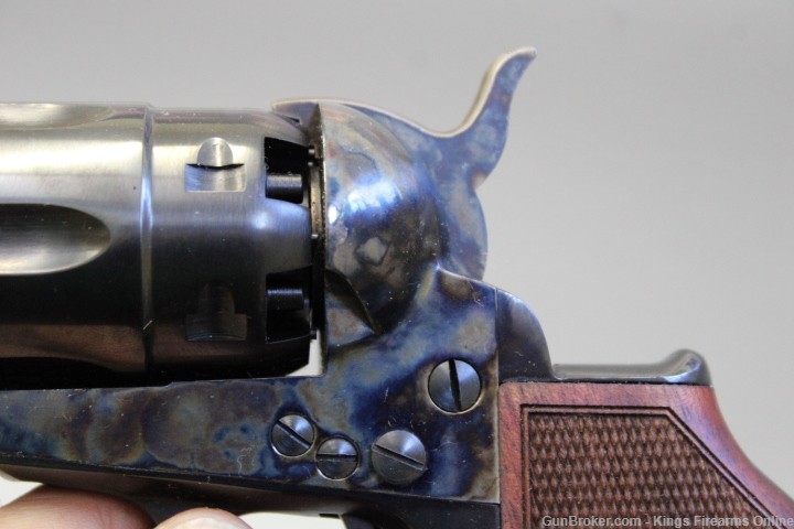 Taylor's & Co 1860 Snub Nose 44 Cal Black Powder Revolver Item F-img-12