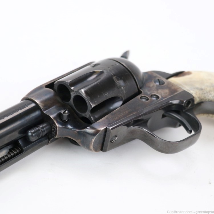 Pair of Uberti 1873 Cattleman 45 Colt Matched Set 5.5" Barrels  Stag Grips-img-15