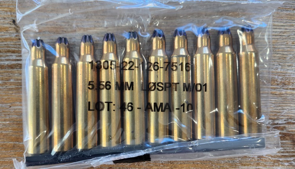 100 rounds new 556 .223 blanks blank ammo M200 5.56 for can cannon SALE -img-1