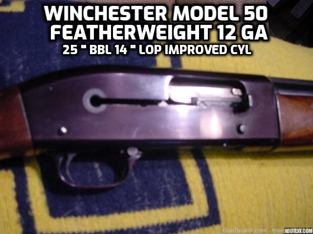 WINCHESTER MODEL 50 12 GA FEATHERWEIGHT-img-0