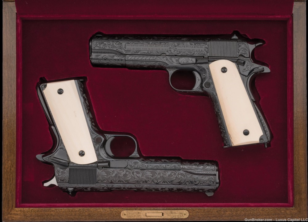 Colt 1911A1 & Series 70 Pistols Engraved John Adams Jr.-img-0