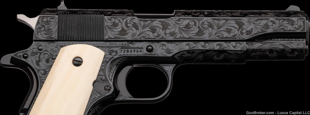 Colt 1911A1 & Series 70 Pistols Engraved John Adams Jr.-img-4