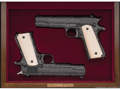Colt 1911A1 & Series 70 Pistols Engraved John Adams Jr.