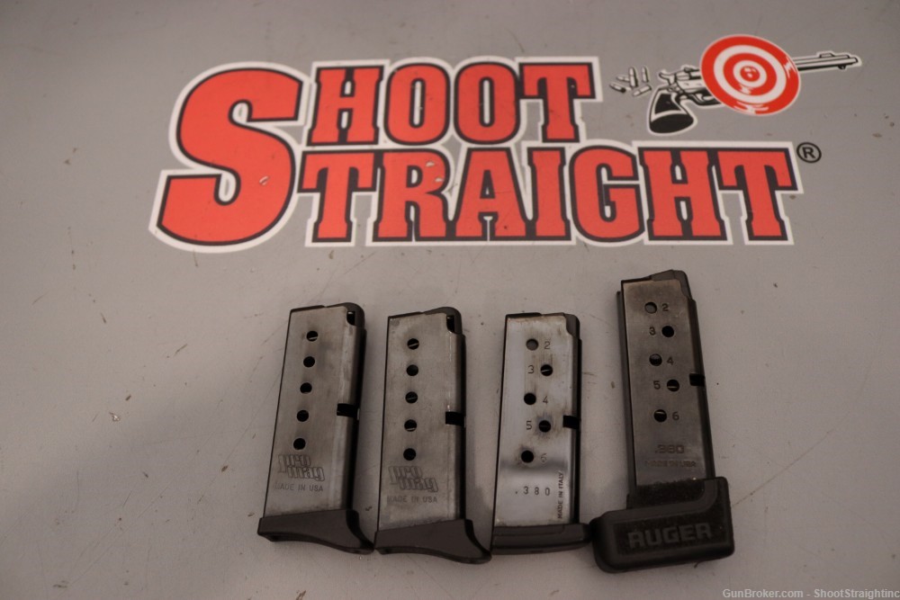 Assorted Ruger LCP 380 Magazines .380 ACP 6&7-Round-img-0