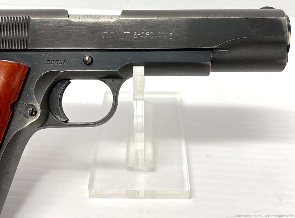 1947 Colt Pre-70 series 38 Super “FAT BARREL” 1911-img-8