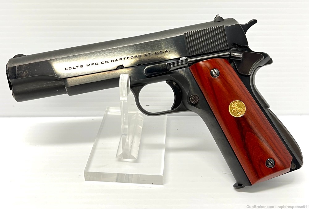1947 Colt Pre-70 series 38 Super “FAT BARREL” 1911-img-0
