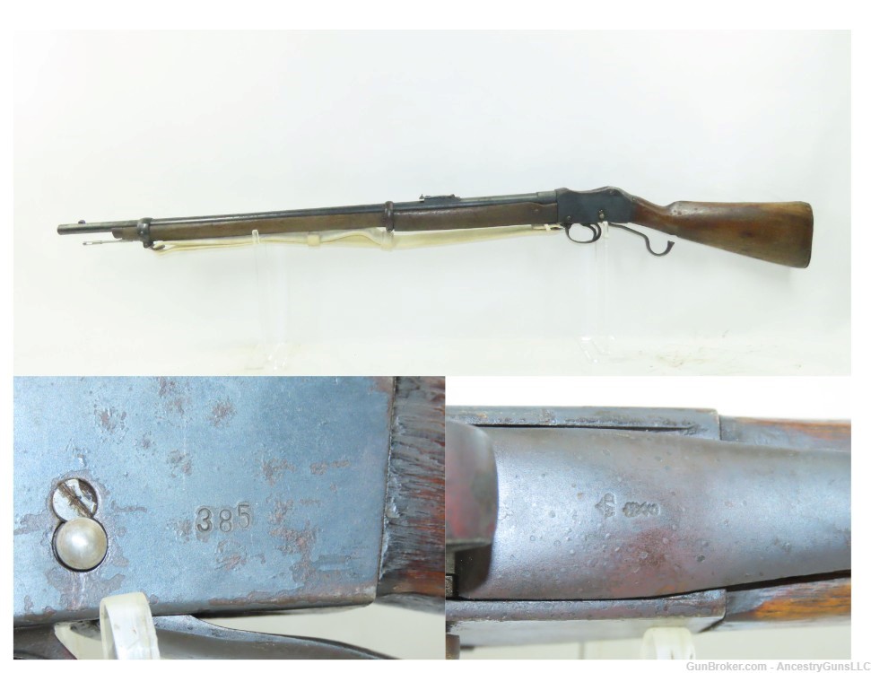 ZULU WAR Antique ENFIELD MARTINI-HENRY “Mark II 2” .577 Falling Block Rifle-img-0
