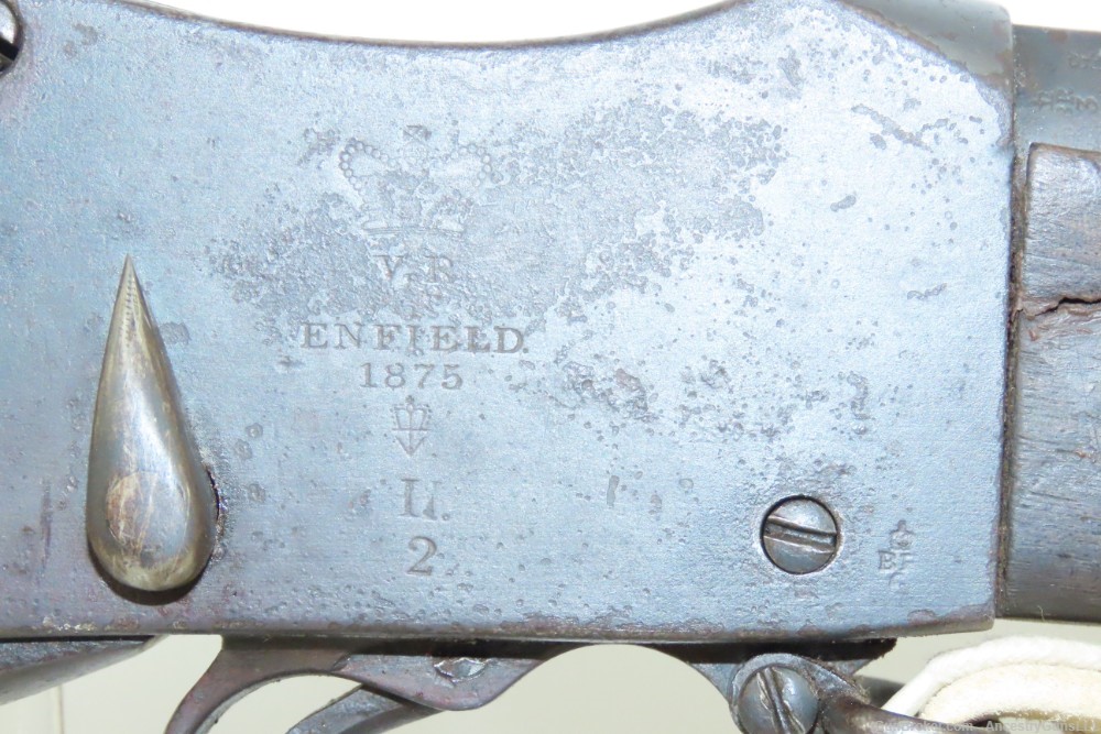 ZULU WAR Antique ENFIELD MARTINI-HENRY “Mark II 2” .577 Falling Block Rifle-img-14