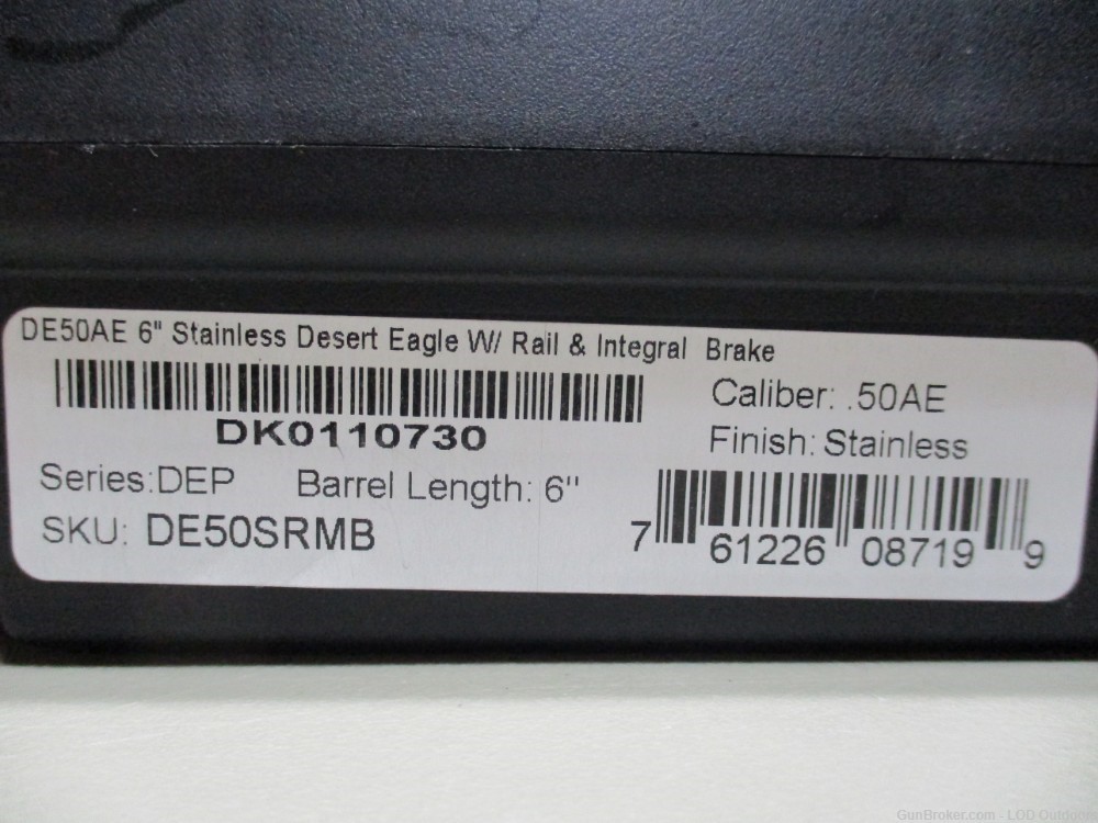Desert Eagle 50AE Desert-Eagle DESERT-EAGLE 50, stainless steel-img-5