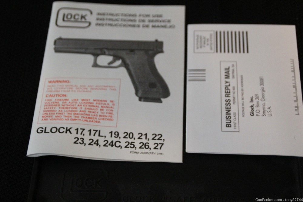 Glock G27 Gen3 P1-27502-9 Sub-Compact 40 S&W 9+1 3.43" 1997 Black -img-12