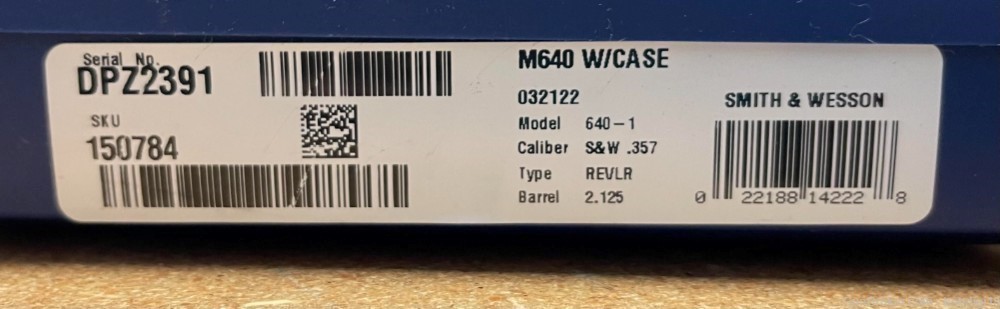S&W 150784 640 CA Compliant 357Mag 5rd 2.13" Engraved Stainless NO CC FEES -img-4