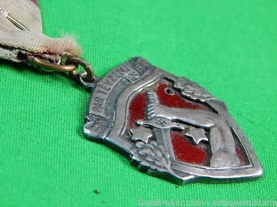 Latvian Latvia Pre WW2 Badge Medal Pin Enamel -img-5
