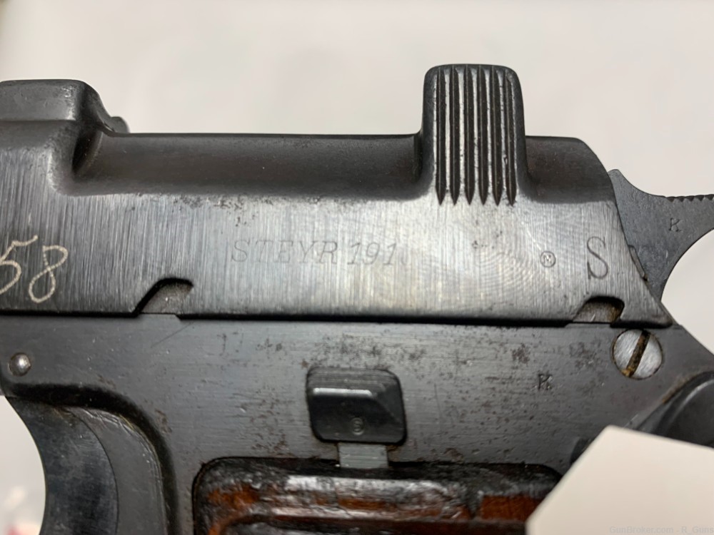 Steyr Model M1912 date 1913  9x23 C&R-img-23