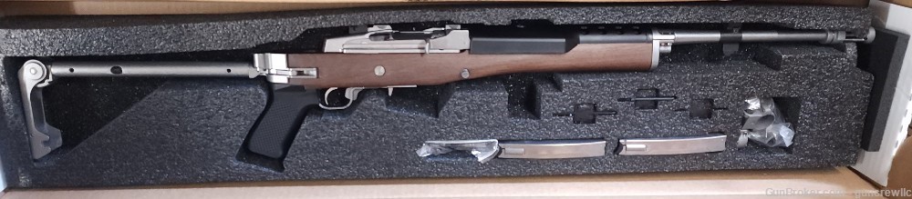 Ruger 05895 Mini-14 Tactical SS Side Fold Walnut 5.56 NATO 18.5" Layaway-img-2