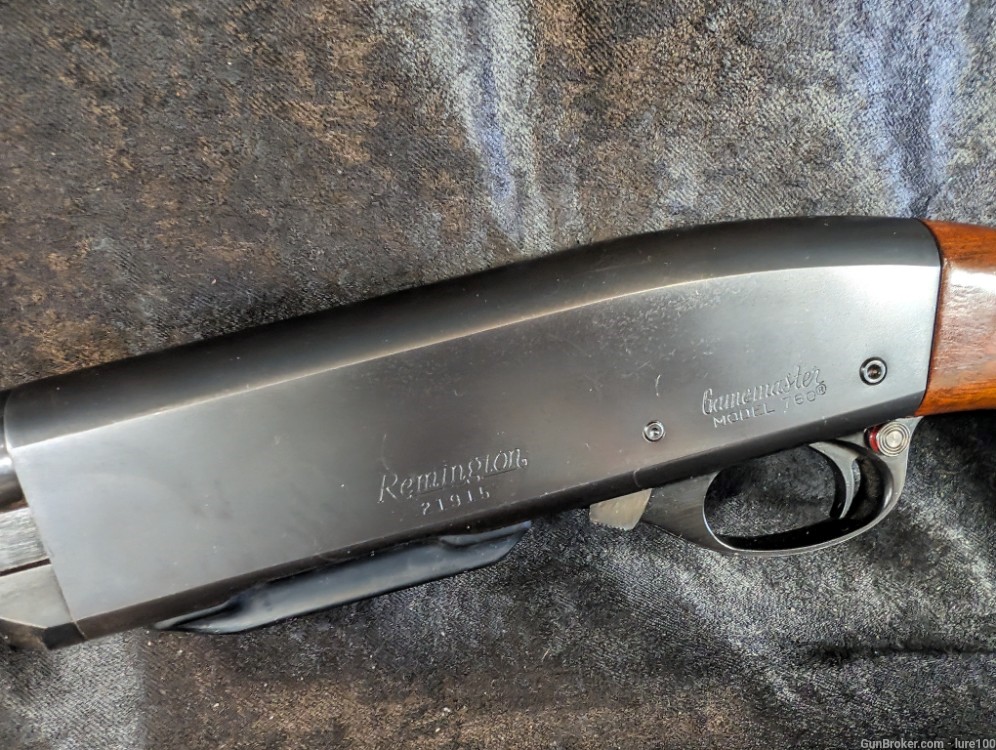 Remington 760 Gamemaster 300 Savage Pump Action Rifle early -img-33