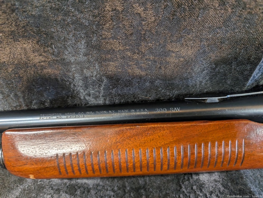 Remington 760 Gamemaster 300 Savage Pump Action Rifle early -img-31