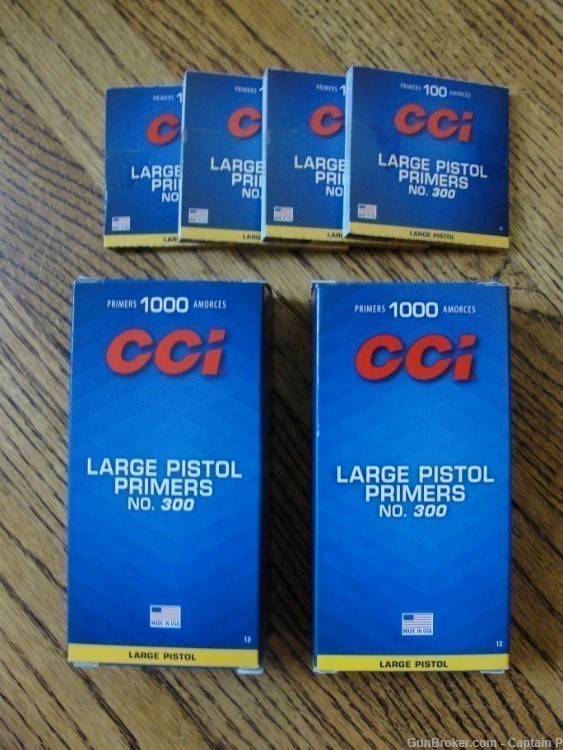 CCI Large Pistol Primers - No. 300 - FRESH - Combined Shipping-img-0