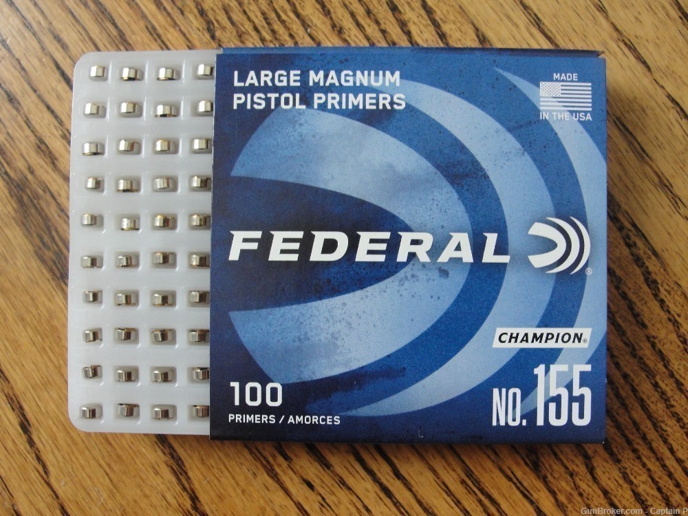 Federal Large Magnum Pistol Primers No 155 - $14.88/100 - Combined Shipping-img-3