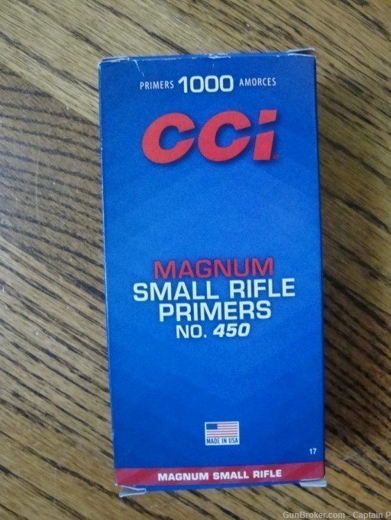 CCI Magnum Small Rifle Primers - No. 450 - FRESH - Combined Shipping-img-3
