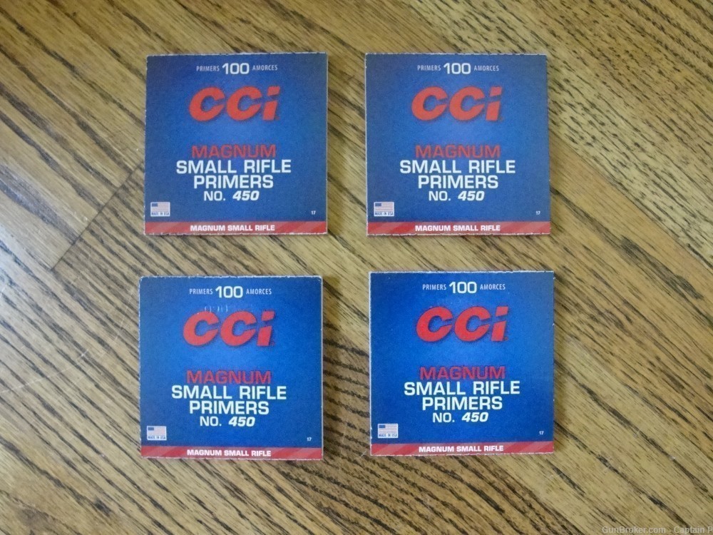 CCI Magnum Small Rifle Primers - No. 450 - FRESH - Combined Shipping-img-1