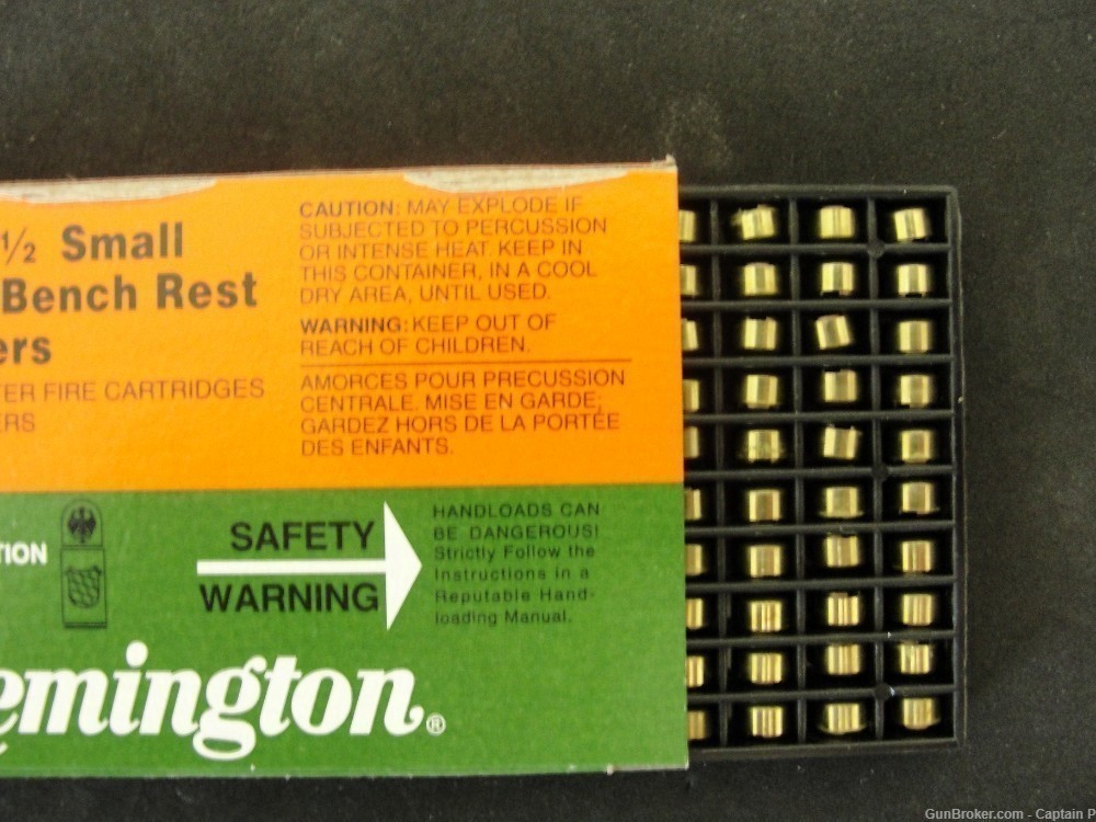 Remington No. 7 1/2 Small Rifle Bench Rest Primers - Combined Shipping-img-1