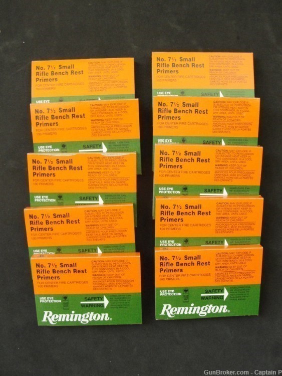 Remington No. 7 1/2 Small Rifle Bench Rest Primers - Combined Shipping-img-2