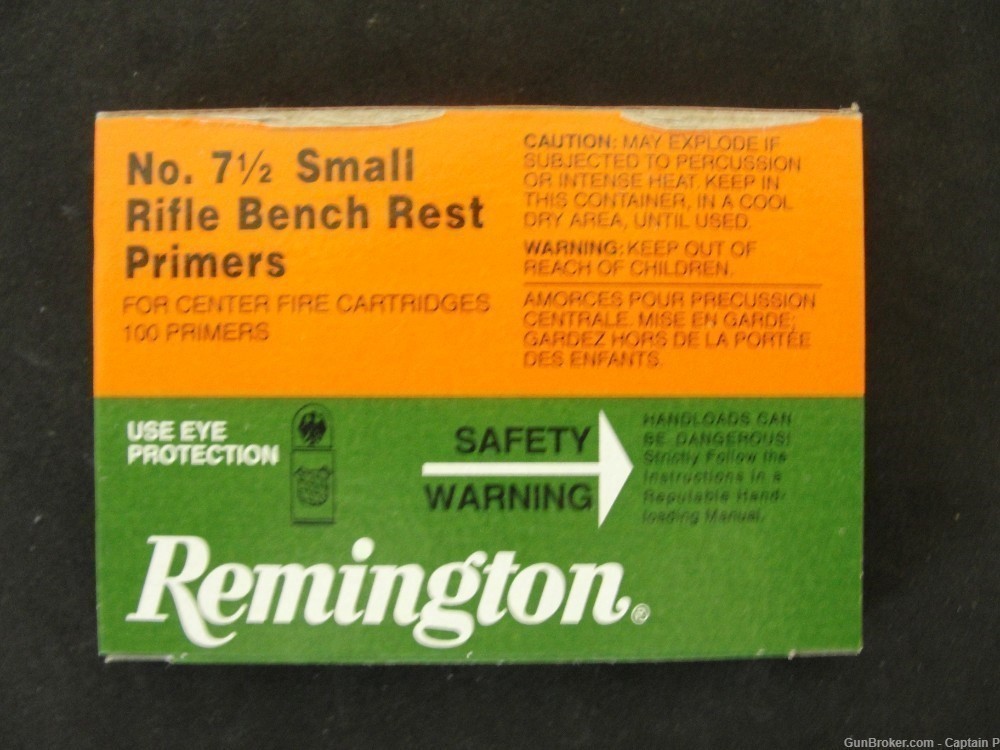 Remington No. 7 1/2 Small Rifle Bench Rest Primers - Combined Shipping-img-0