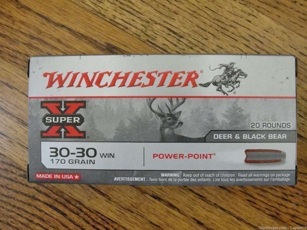 Winchester Super X Power-Point .30-30 Caliber - 170 Grains - Combined Ship-img-0