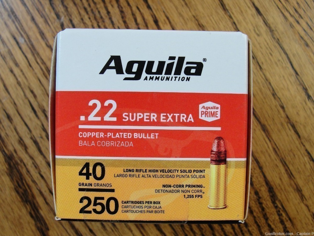 2000 Rounds of Aguila Super Extra .22 LR - 40 Grain Plated Round Nose-img-1