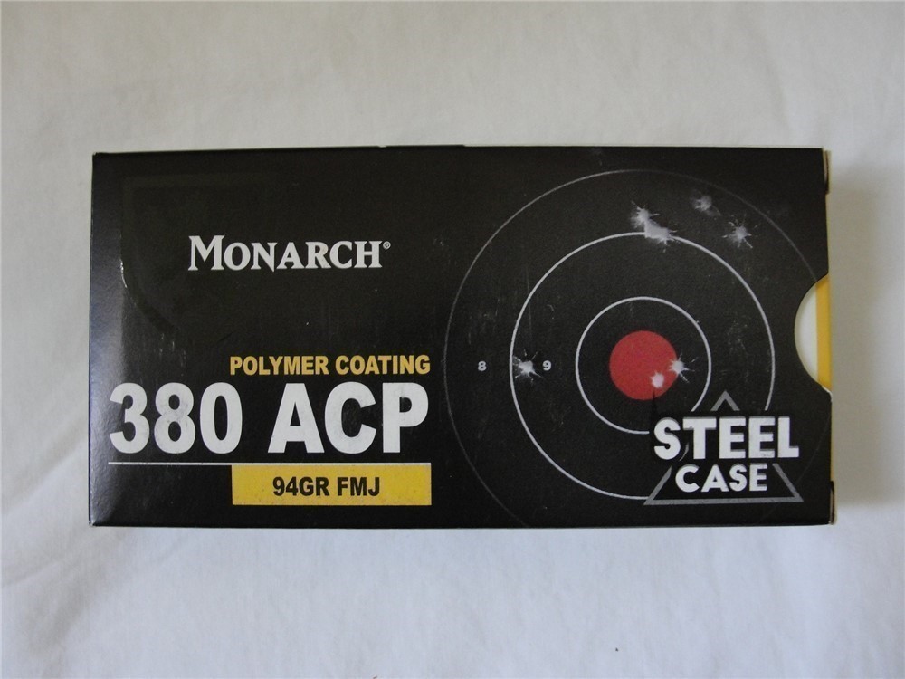 200 Rounds of Monarch .380 ACP Ammo - Combined Shipping-img-1