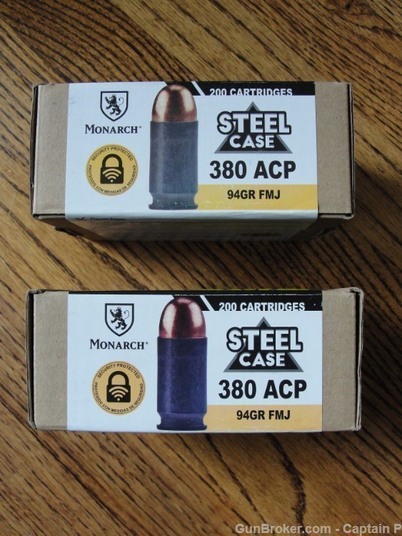200 Rounds of Monarch .380 ACP Ammo - Combined Shipping-img-2
