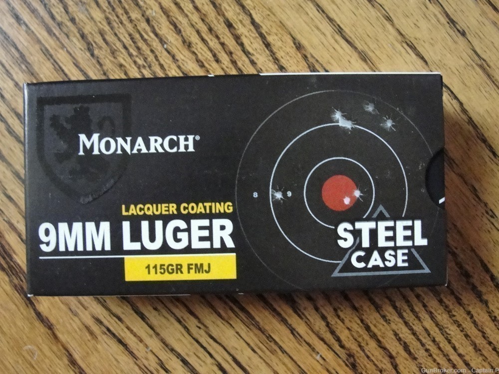 Monarch 9 mm Ammo - 115 g. - Multiple Boxes - Combined Shipping-img-1