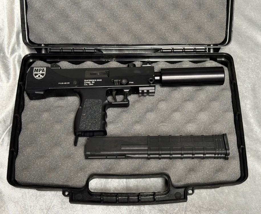 MasterPiece Arms MPA Defender 9mm Semi-Auto pistol with case/30rd mag-img-0