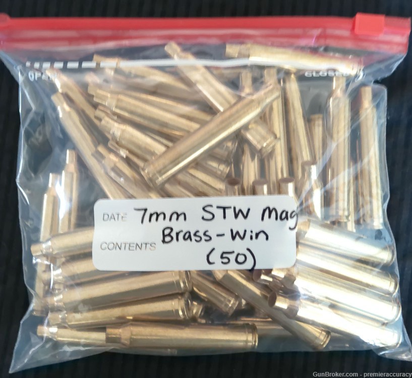 7mm STW Mag Brass - Winchester (50)-img-0
