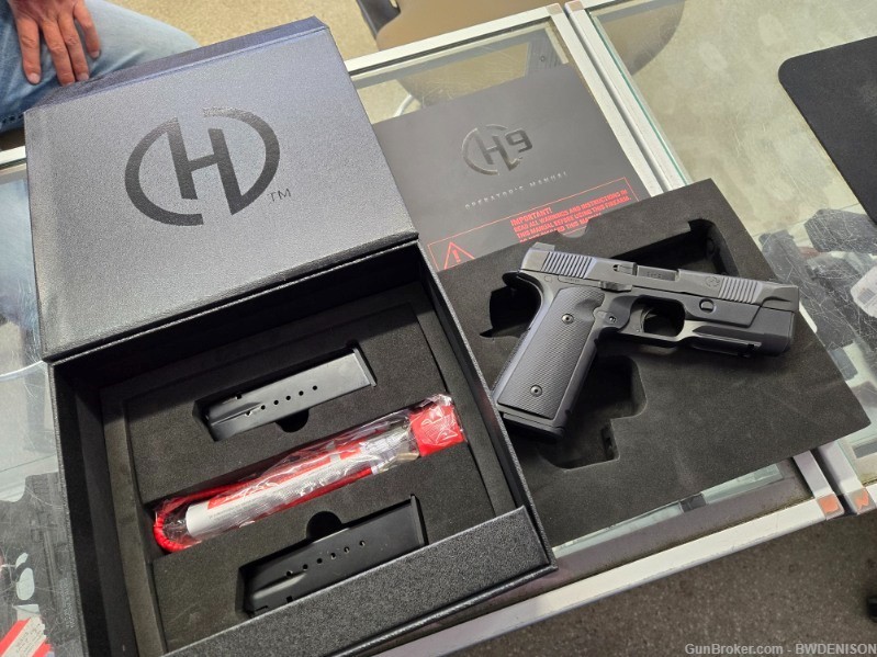 Hudson H9 9mm Pistol Discontinued With Original Box & 3 Mags-img-0