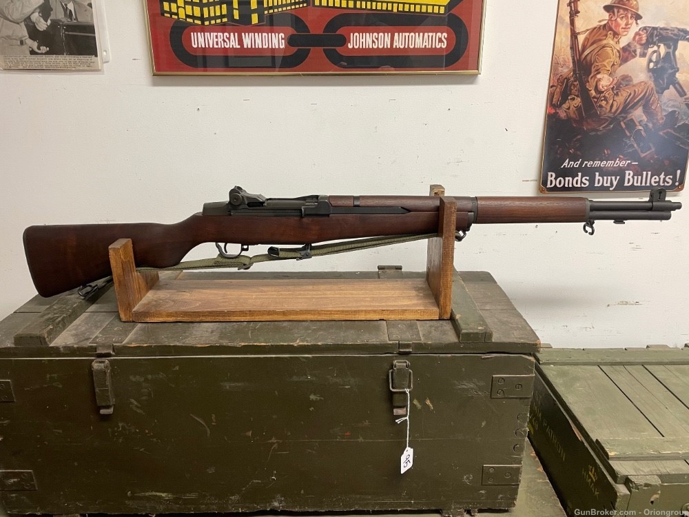 Commercial Springfield M1 Garand with USGI parts-img-1