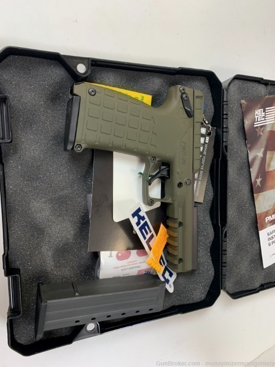 Keltec PMR-30 Green .22WMR Pistol W/case and 2 mags-img-7