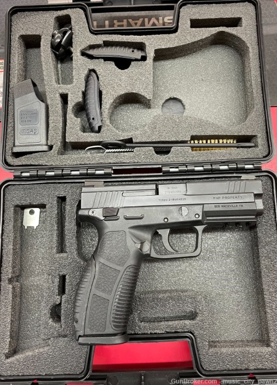sds imports tisas zigana px-9 9mm pistol 1 mag,speedloader,grips and case-img-1