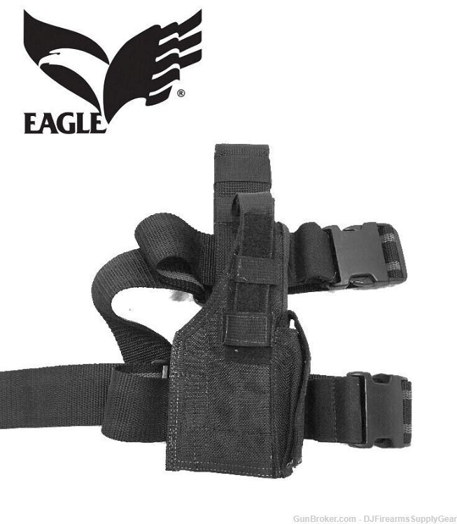 Eagle Industries SAS MKV Glock 17 / 19 Drop Leg Holster w/ Knife /Mag Pouch-img-1