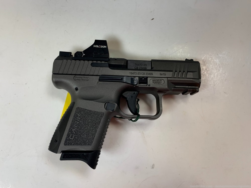 Canik TP9 Elite SC 9MM Pistol W/5Mags, Holster, Sight and Case-img-1