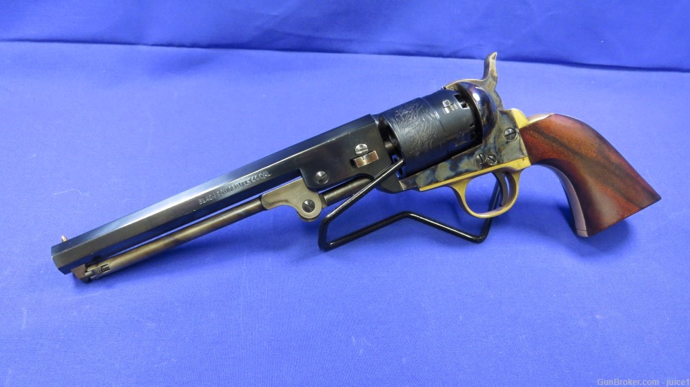 Pietta 1851 Navy Yank Steel .44Cal Black Powder 7.5” Revolver -img-2
