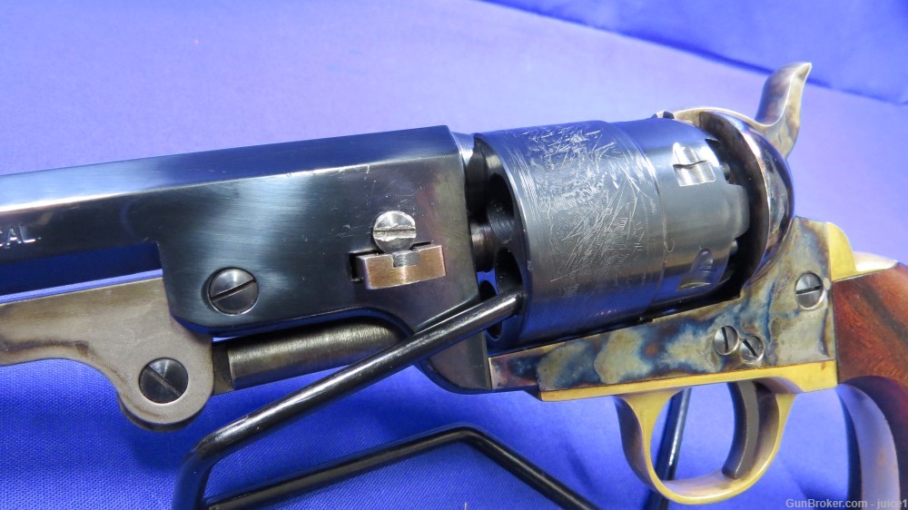 Pietta 1851 Navy Yank Steel .44Cal Black Powder 7.5” Revolver -img-8