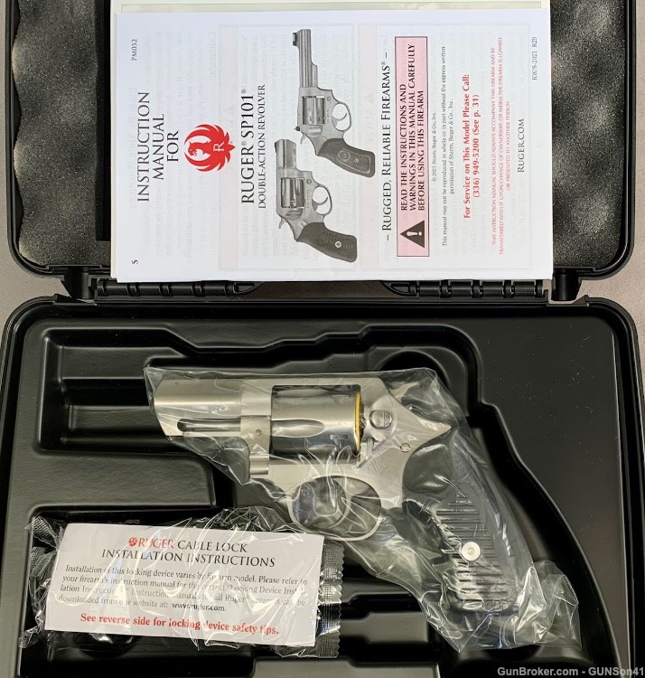 Ruger SP101 (05718) - .357 Magnum (2022) - stainless w/ 2-1/2" bbl - LNIB-img-4