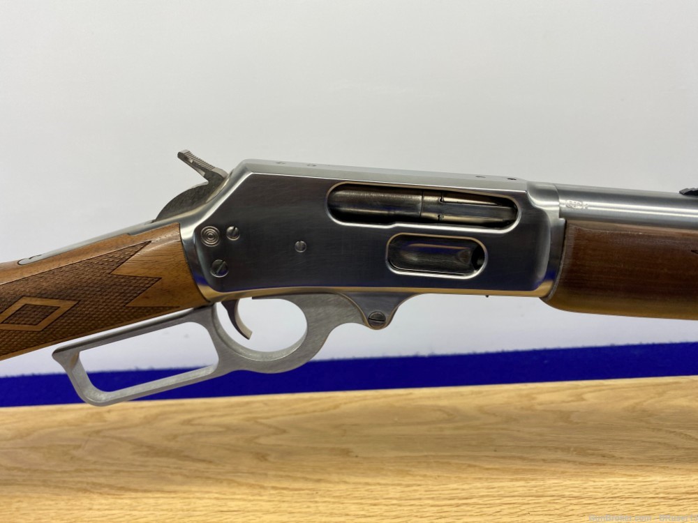 Marlin 1895GS 45-70 Stainless Steel 18.5" *FANCY CHECKERED WALNUT STOCK*-img-6