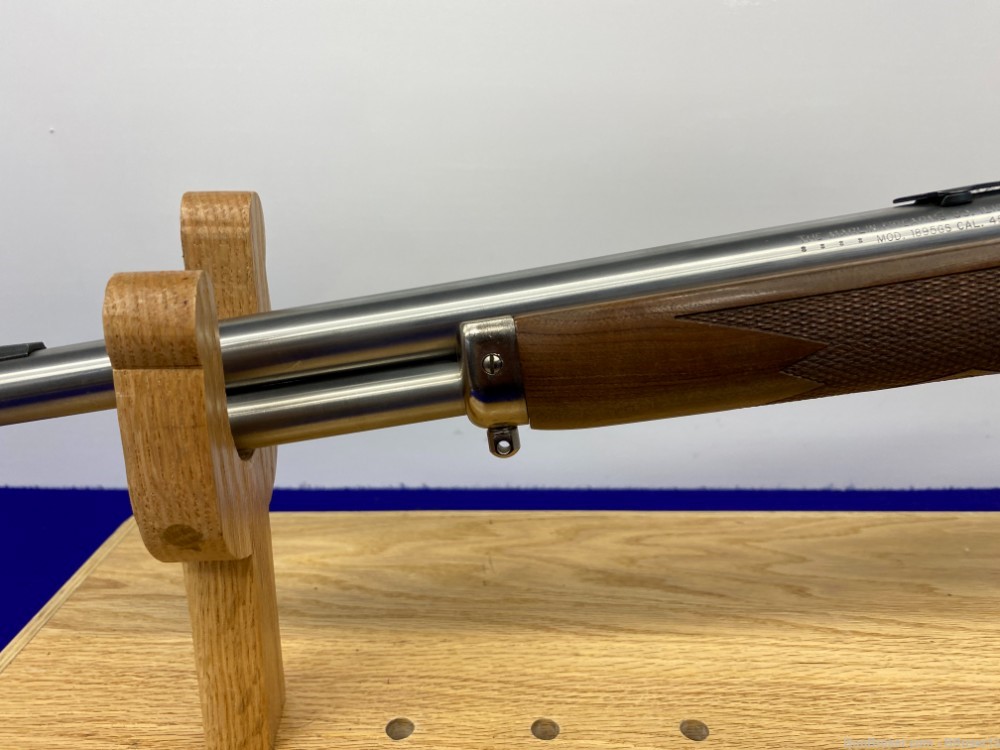 Marlin 1895GS 45-70 Stainless Steel 18.5" *FANCY CHECKERED WALNUT STOCK*-img-25
