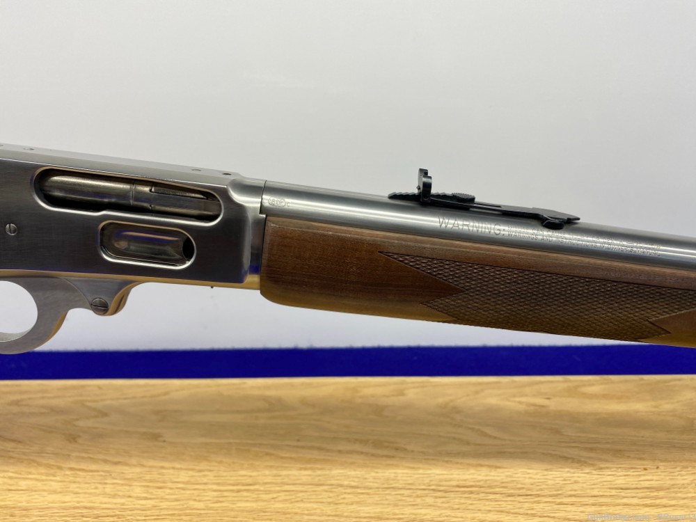 Marlin 1895GS 45-70 Stainless Steel 18.5" *FANCY CHECKERED WALNUT STOCK*-img-7
