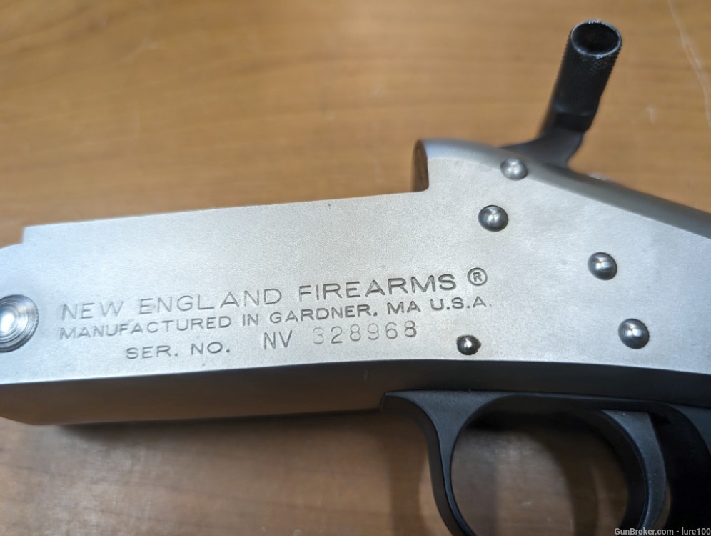 New England Firearms NEF SB2 HANDI RIFLE Stainless Receiver w stock set-img-2