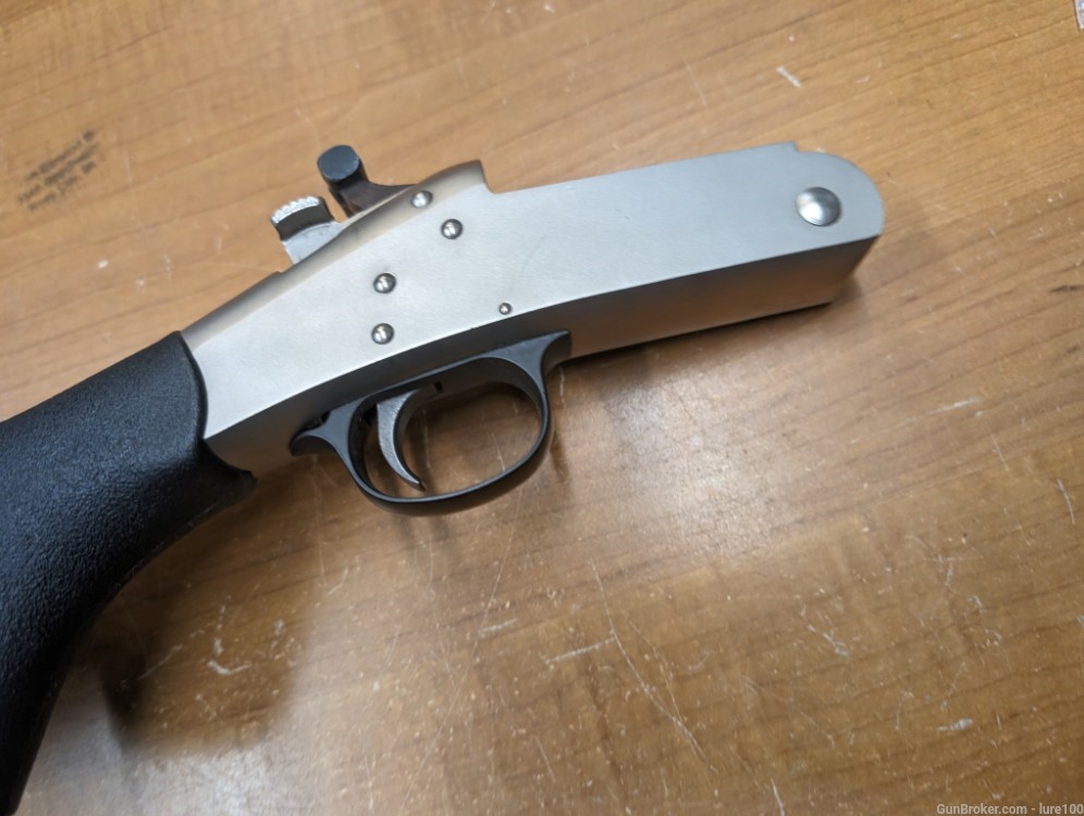 New England Firearms NEF SB2 HANDI RIFLE Stainless Receiver w stock set-img-6